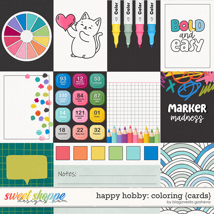 Happy Hobby: Coloring {cards} by Blagovesta Gosheva Happy Hobby: Coloring {cards} by Blagovesta Gosheva