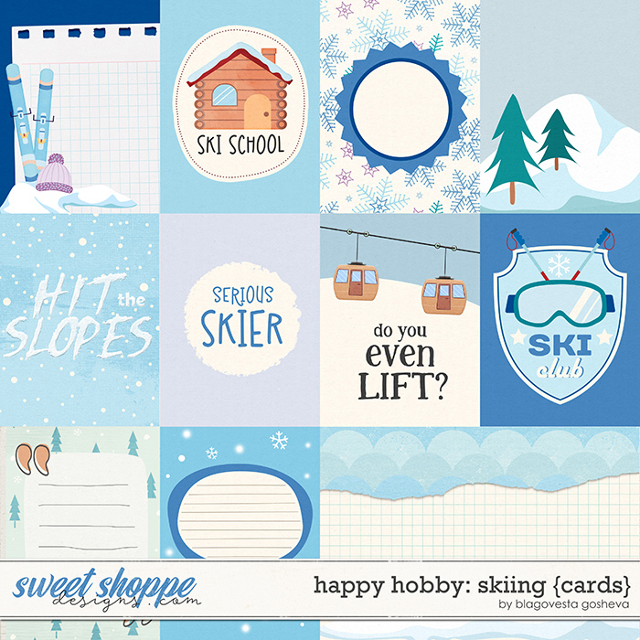 Happy Hobby: Skiing {cards} by Blagovesta Gosheva Happy Hobby: Skiing {cards} by Blagovesta Gosheva