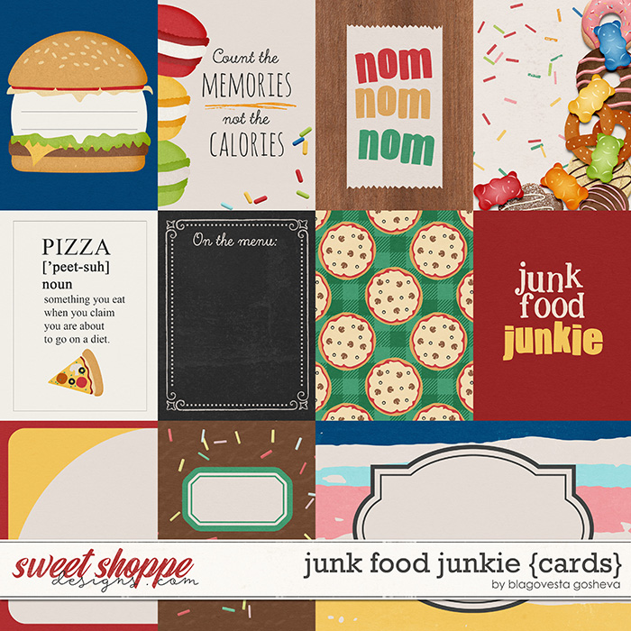 Junk Food Junkie {cards} by Blagovesta Gosheva Junk Food Junkie {cards} by Blagovesta Gosheva