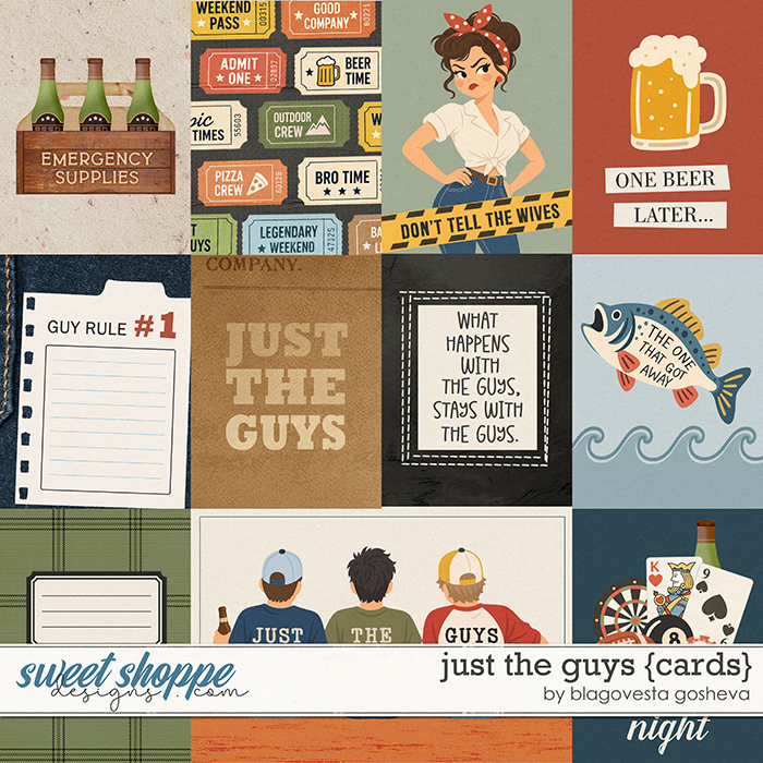 Just the Guys {cards} by Blagovesta Gosheva