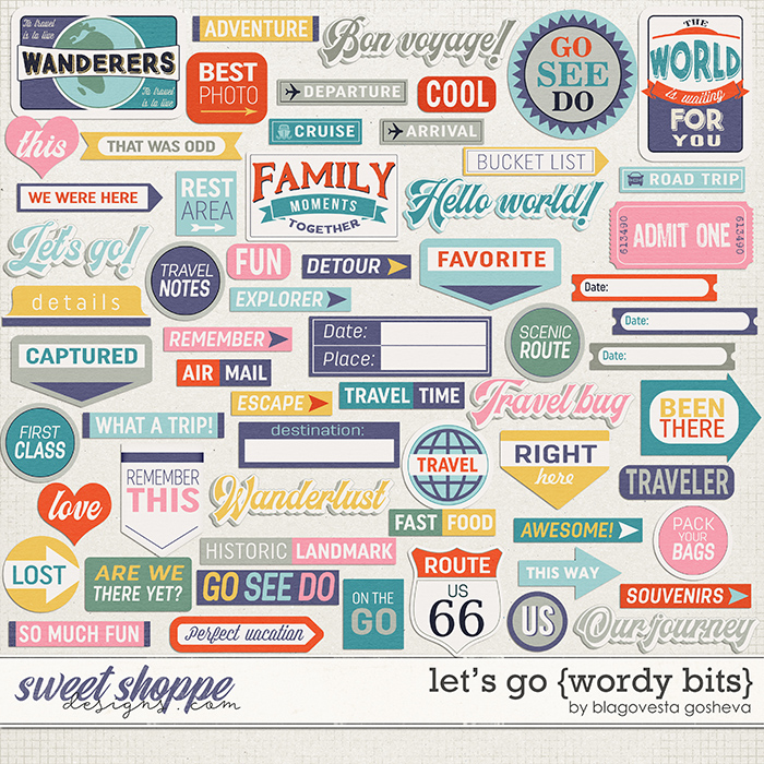Let's go {wordy bits} by Blagovesta Gosheva Let's go {wordy bits} by Blagovesta Gosheva