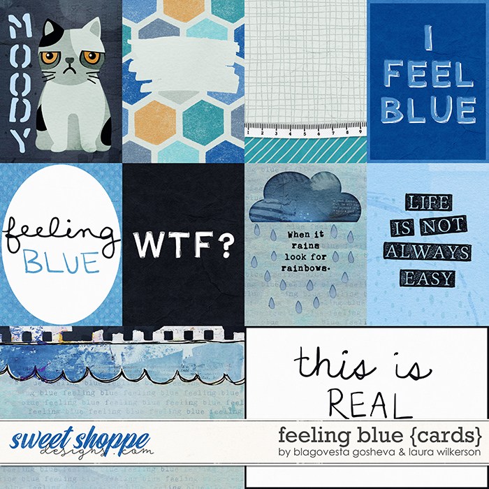 Feeling Blue Cards by Blagovesta Gosheva and Laura Wilkerson