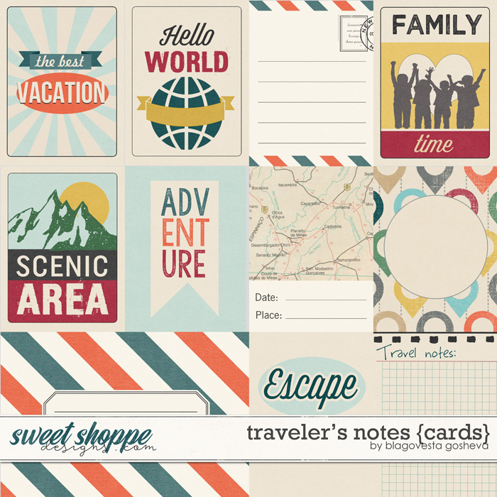 Traveler's Notes {cards} by Blagovesta Gosheva Traveler's Notes {cards} by Blagovesta Gosheva