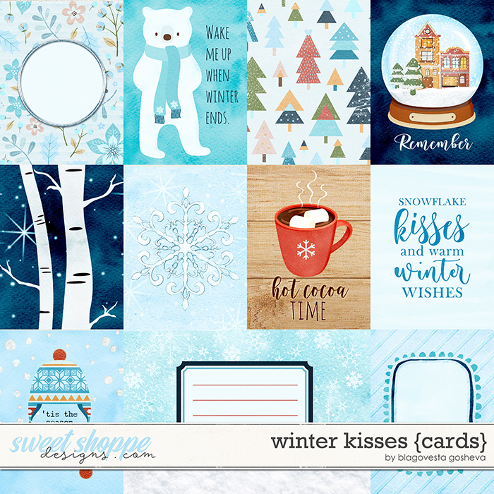 Winter Kisses {cards} by Blagovesta Gosheva