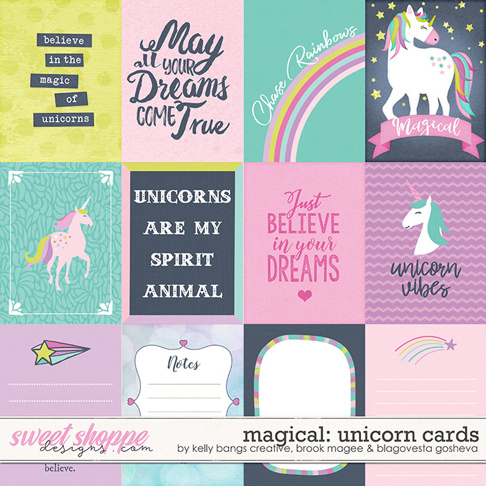 Magical: Unicorns - Cards by Kelly Bangs Creative, Brook Magee & Blagovesta Gosheva