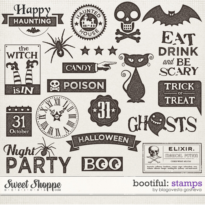 BOOtiful {Stamps} by Blagovesta Gosheva