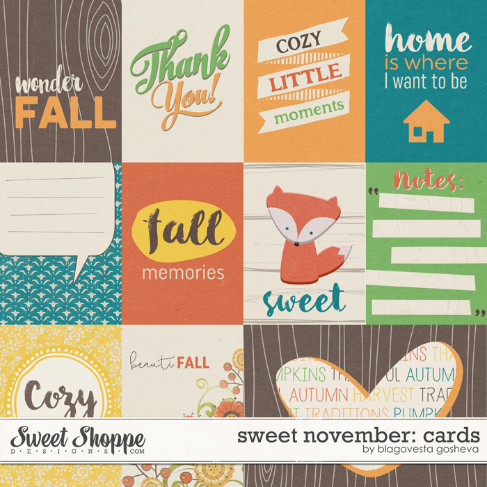 Sweet November: Cards by Blagovesta Gosheva