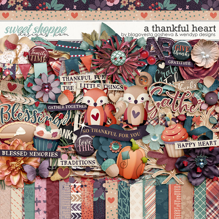 A thankful heart by Blagovesta Gosheva & WendyP Designs