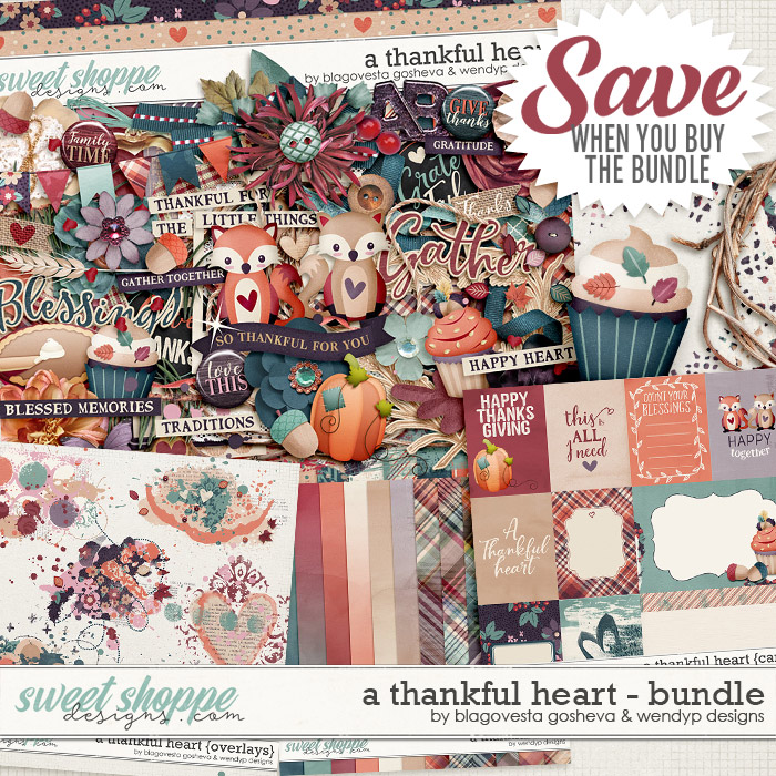 A thankful heart {bundle} by Blagovesta Gosheva & WendyP Designs