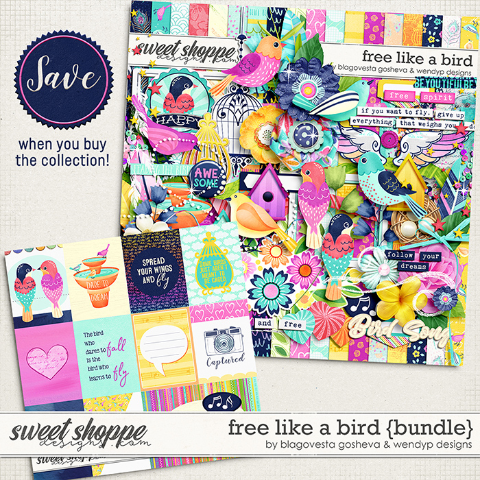 Free like a bird - Bundle by Blagovesta Gosheva & WendyP Designs