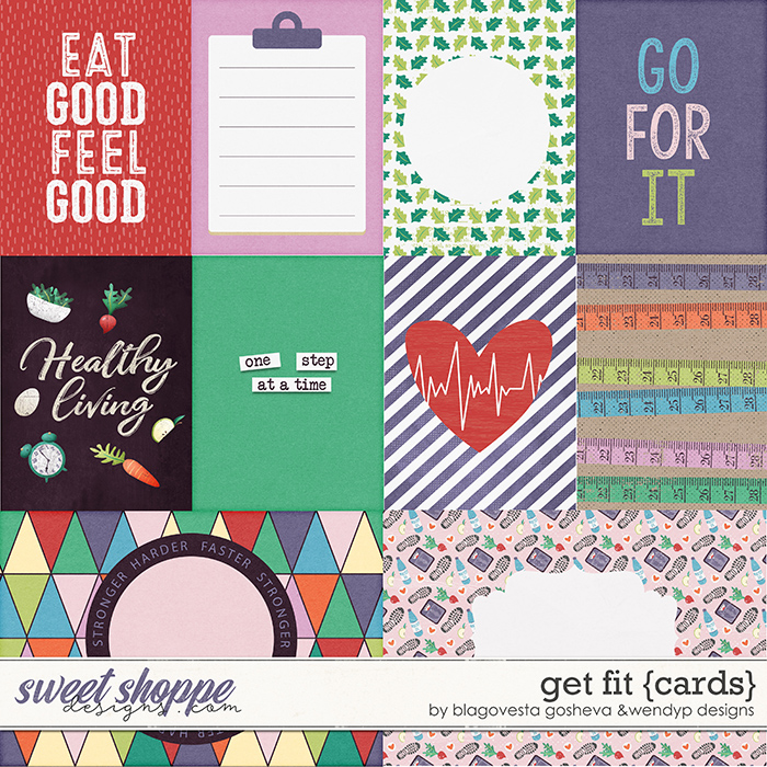 Get fit - Cards by Blagovesta & WendyP Designs Get fit - Cards by Blagovesta & WendyP Designs