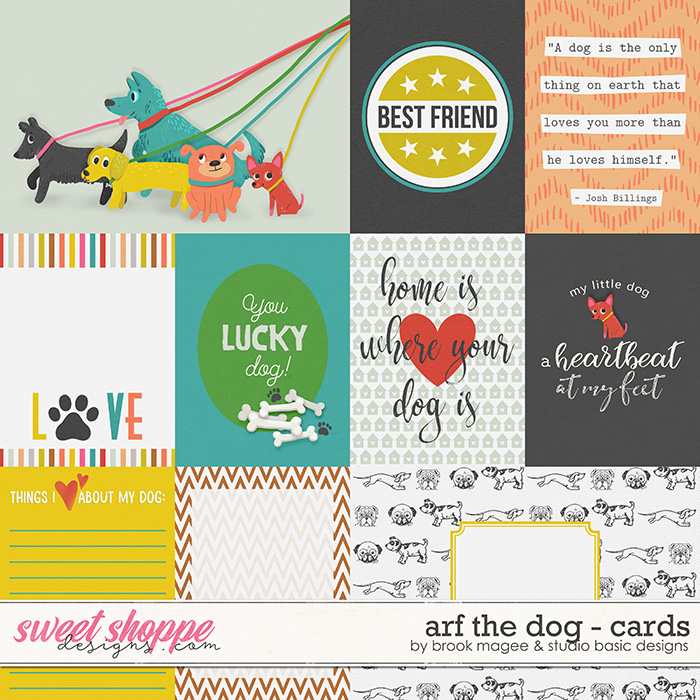 Arf the Dog - Cards by Brook Magee and Studio Basic Designs Arf the Dog - Cards by Brook Magee and Studio Basic Designs