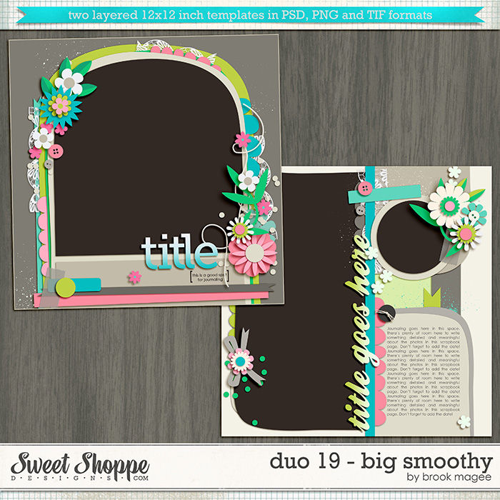 Brook's Templates - Duo 19 - Big Smoothy by Brook Magee