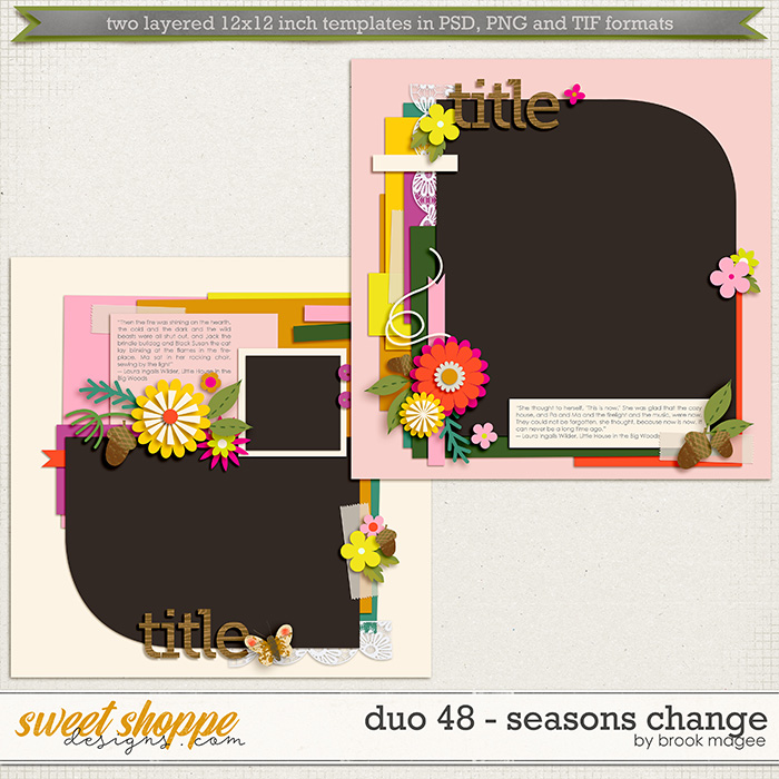 Brook's Templates - Duo 48 - Seasons Change by Brook Magee