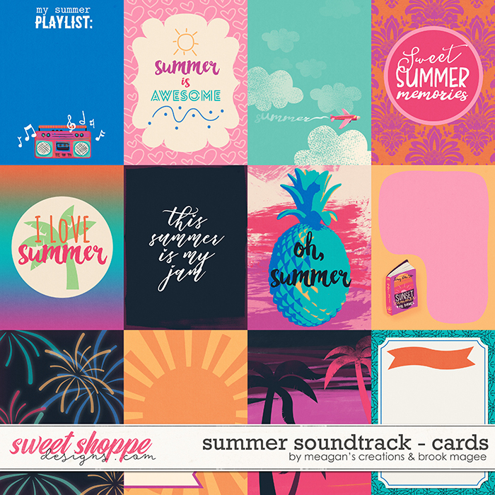 Summer Soundtrack : Cards by Brook Magee & Meagan's Creations Summer Soundtrack : Cards by Brook Magee & Meagan's Creations