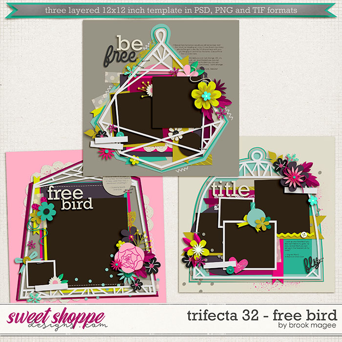 Brook's Templates - Trifecta 32 - Free Bird by Brook Magee 