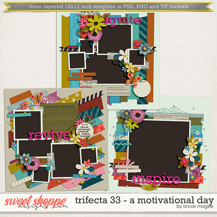 Brook's Templates - Trifecta 33 - A Motivational Day by Brook Magee