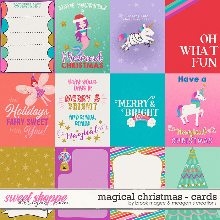 Magical Christmas Cards by Brook Magee and Meagan's Creations