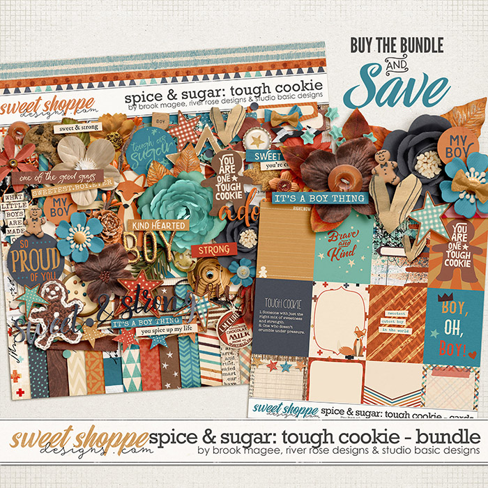 Spice & Sugar: Tough Cookie Bundle by Brook Magee, River Rose and Studio Basic