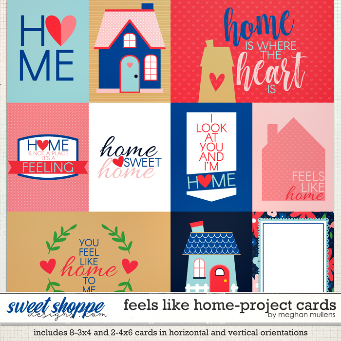 Feels Like Home-Project Cards by Meghan Mullens