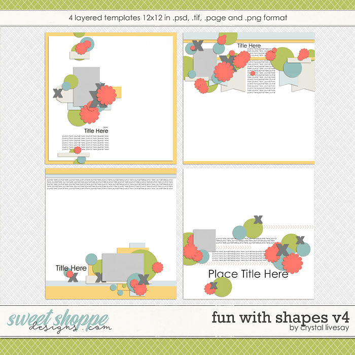 Fun With Shapes V.4 by Crystal Livesay Fun With Shapes V.4 by Crystal Livesay