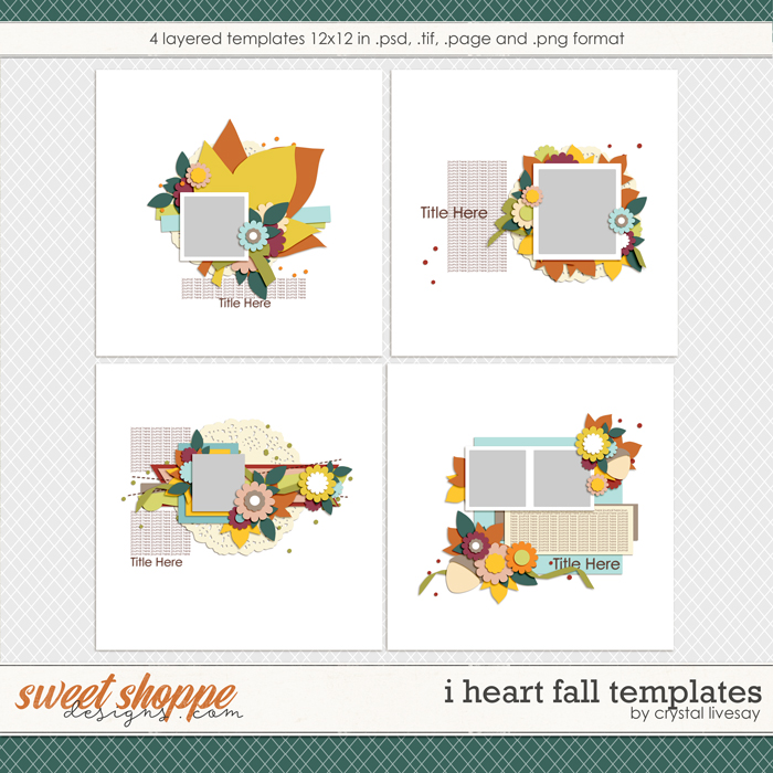 I Heart Fall Templates by Crystal Livesay I Heart Fall Templates by Crystal Livesay