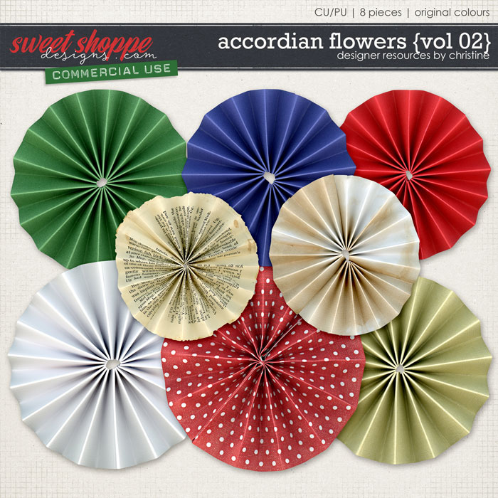 Accordian Flowers {Vol 02} by Christine Mortimer