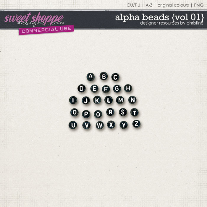 Alpha Beads {Vol 01} by Christine Mortimer