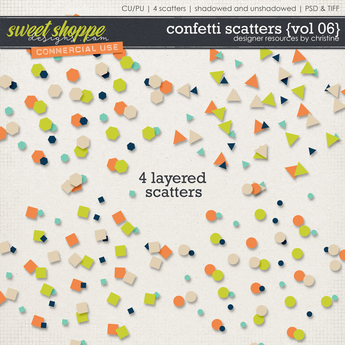 Confetti Scatters {Vol 06} by Christine Mortimer