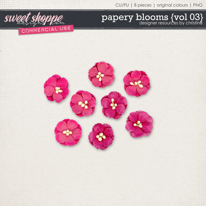 Papery Blooms {Vol 03} by Christine Mortimer