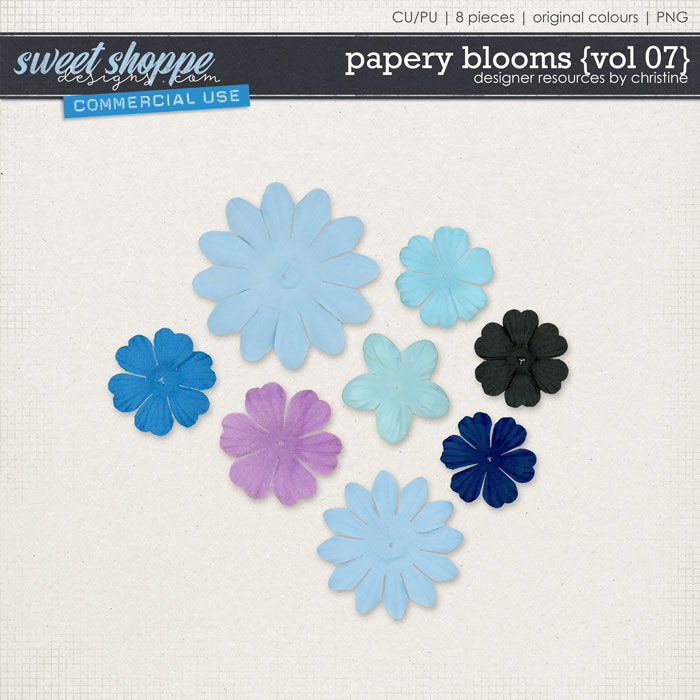 Papery Blooms {Vol 07} by Christine Mortimer