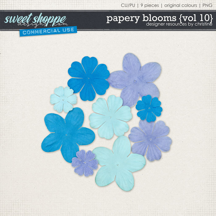 Papery Blooms {Vol 10} by Christine Mortimer