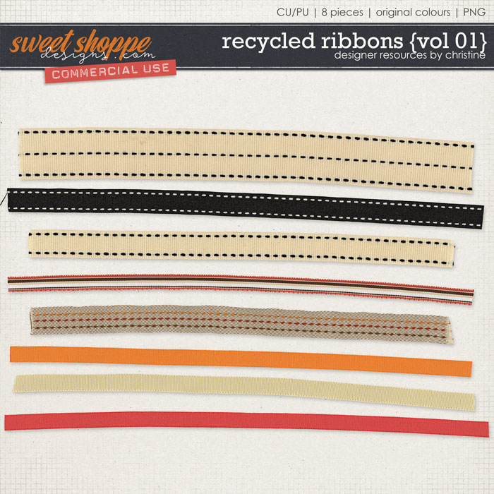 Recycled Ribbons {Vol 01} by Christine Mortimer