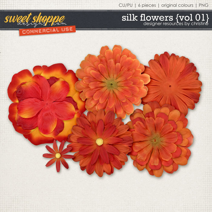 Silk Flowers {Vol 01} by Christine Mortimer