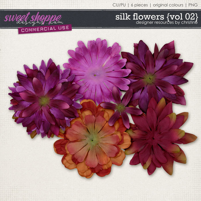 Silk Flowers {Vol 02} by Christine Mortimer