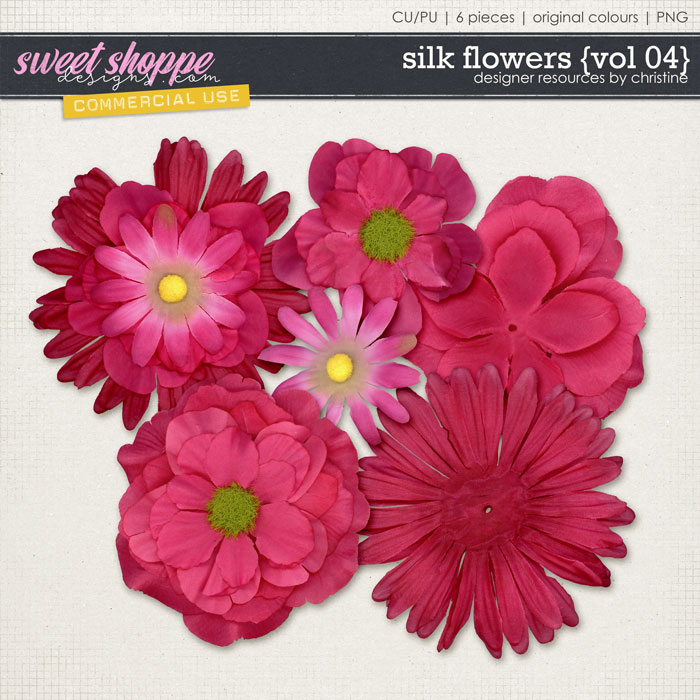 Silk Flowers {Vol 04} by Christine Mortimer