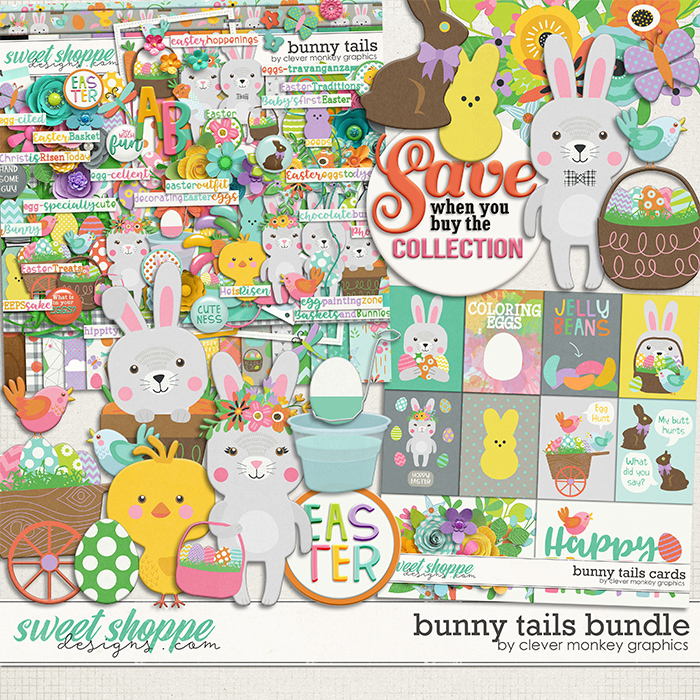 Bunny Tails Bundle by Clever Monkey Graphics