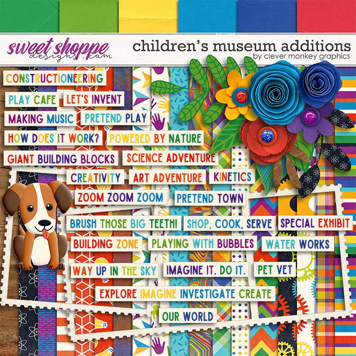 Children's Museum ADDITIONS by Clever Monkey Graphics