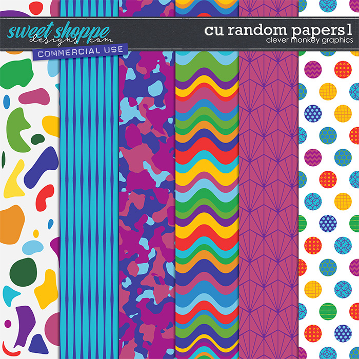 CU Random Papers 1 by Clever Monkey Graphics CU Random Papers 1 by Clever Monkey Graphics