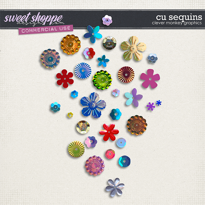 CU Sequins by Clever Monkey Graphics   