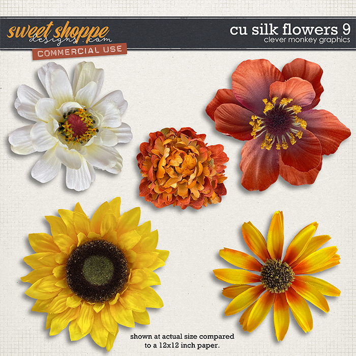 CU Silk Flowers 9 by Clever Monkey Graphics   