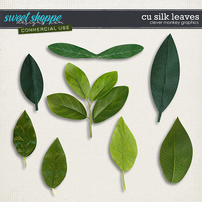 CU Silk Leaves by Clever Monkey Graphics