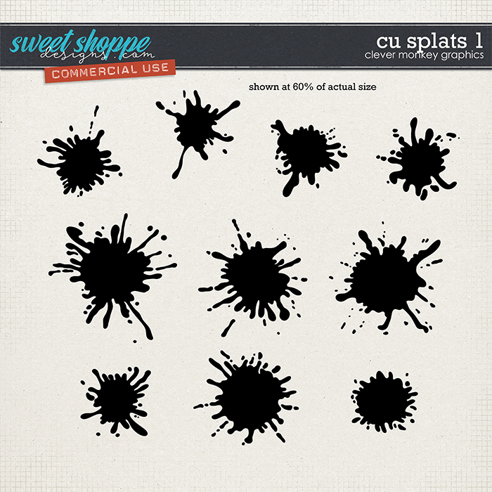 CU Splats 1 by Clever Monkey Graphics CU Splats 1 by Clever Monkey Graphics