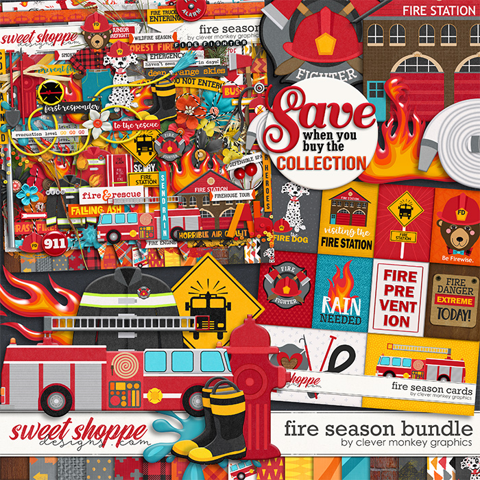 Fire Season Bundle by Clever Monkey Graphics