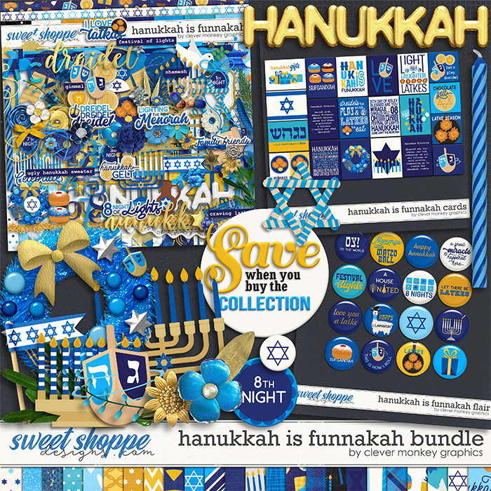 Hanukkah is Funnakah Bundle by Clever Monkey Graphics