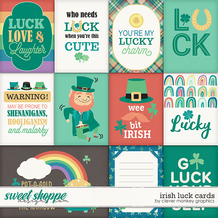 Irish Luck Cards by Clever Monkey Graphics 