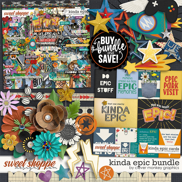 Kinda Epic Bundle by Clever Monkey Graphics