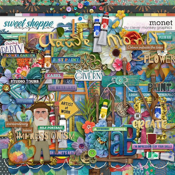 Monet Kit by Clever Monkey Graphics 