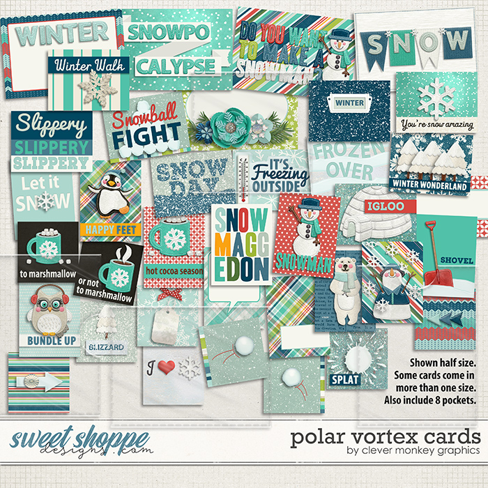 Polar Vortex Cards by Clever Monkey Graphics Polar Vortex Cards by Clever Monkey Graphics