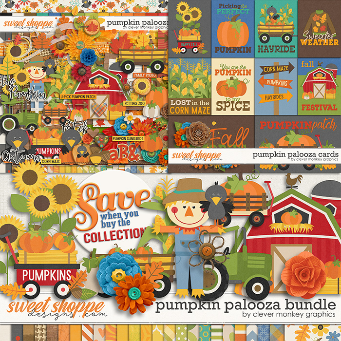Pumpkin Palooza Bundle by Clever Monkey Graphics